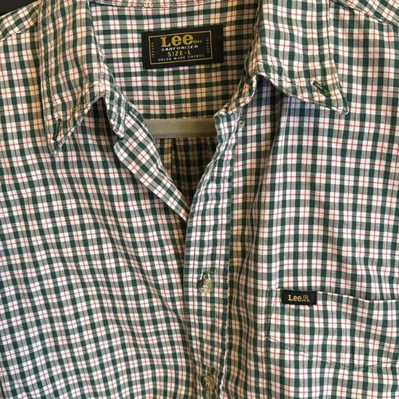 Vintage Lee Cropped plaid top - Picture 2 of 5